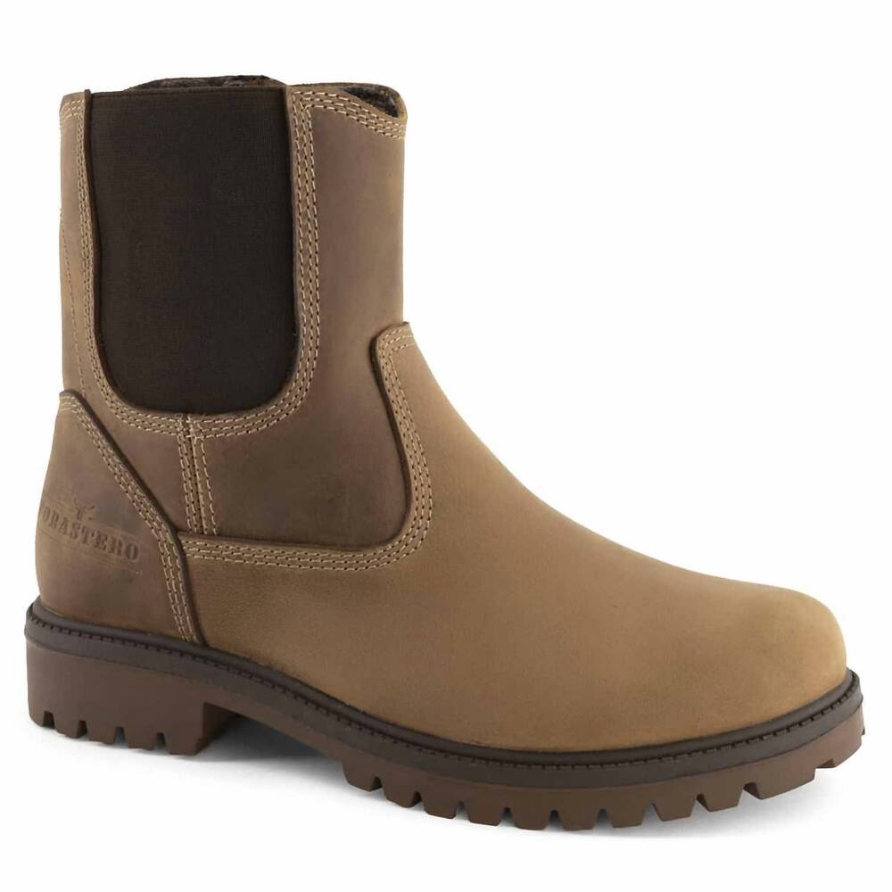 NEW FORASTERO men's leather low boots in brown